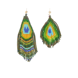 Peacock Green Earring