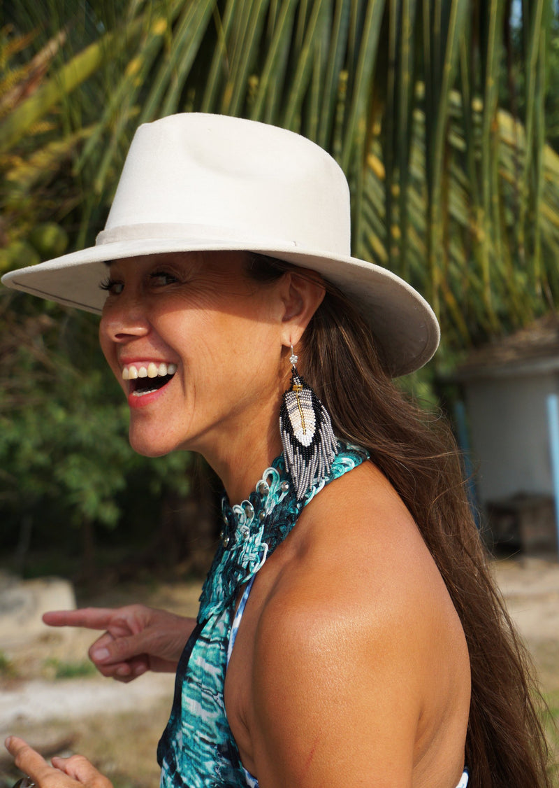 Earring Tortolito Black L