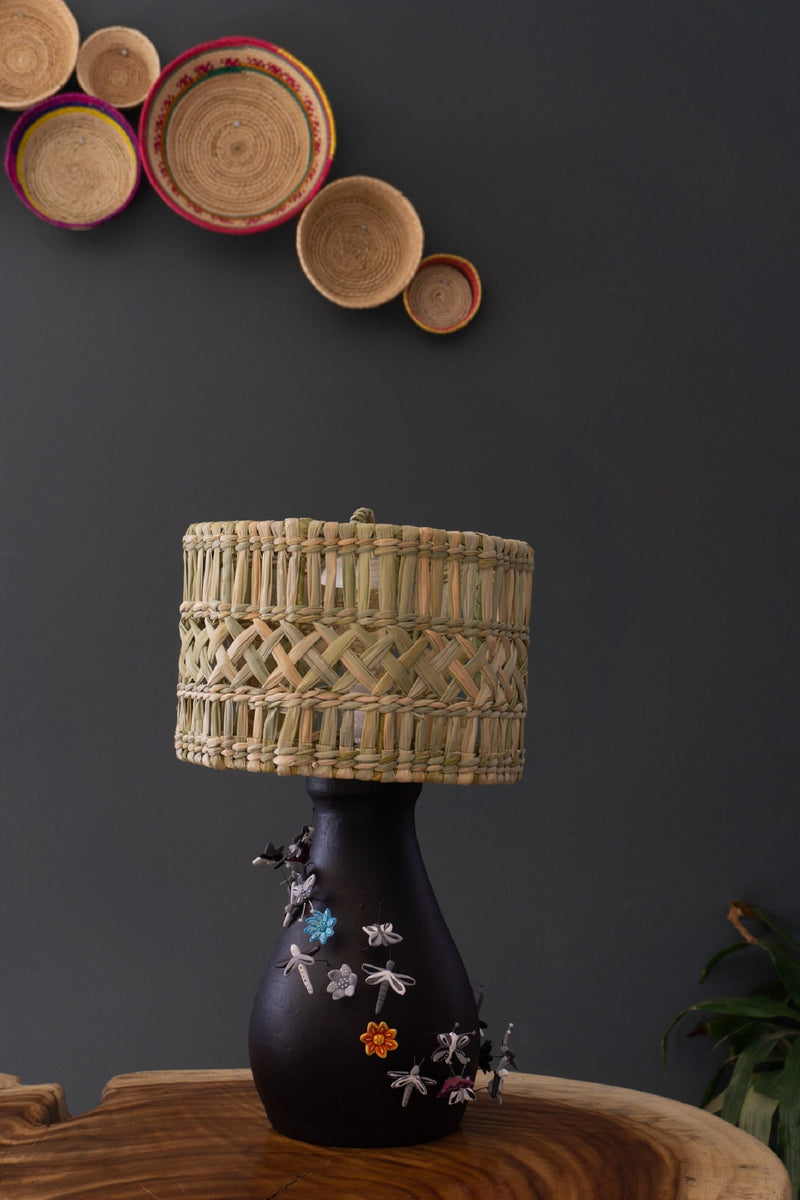Handmade Black Lamp Tona