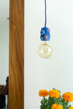 Handmade Blue Hanging Lamp Allende