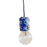 Handmade Blue Hanging Lamp Allende